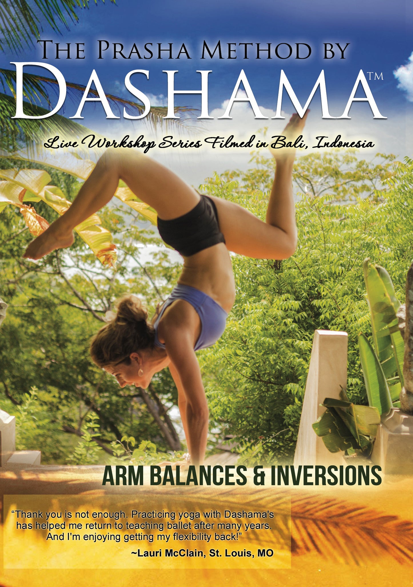 Dashama Konah Gordon - Arm Balances And Inversions (DVD)