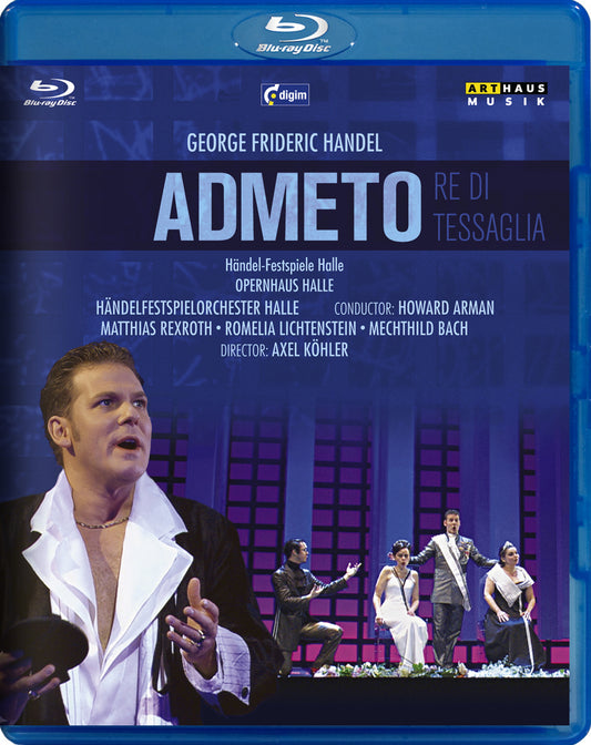 Howard Griffiths Haendelfestspielorchester Halle - Admeto (Blu-ray)