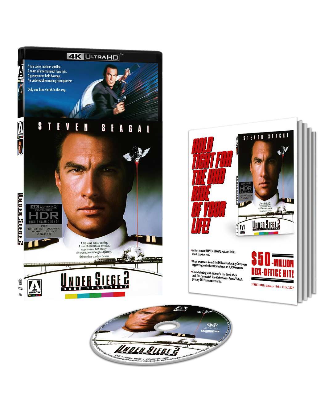 Under Siege 2: Dark Territory (Limited Edition) (4K Ultra HD) PREORDER