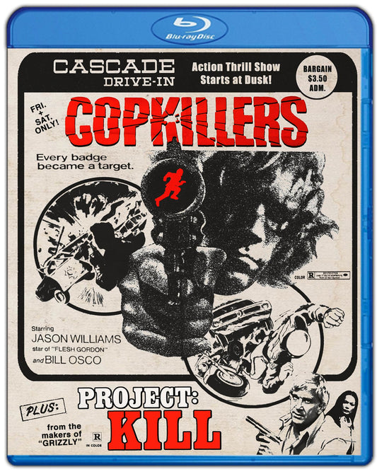 Cop Killers + Project: Kill (drive-in Double Feature #5) (Blu-ray)