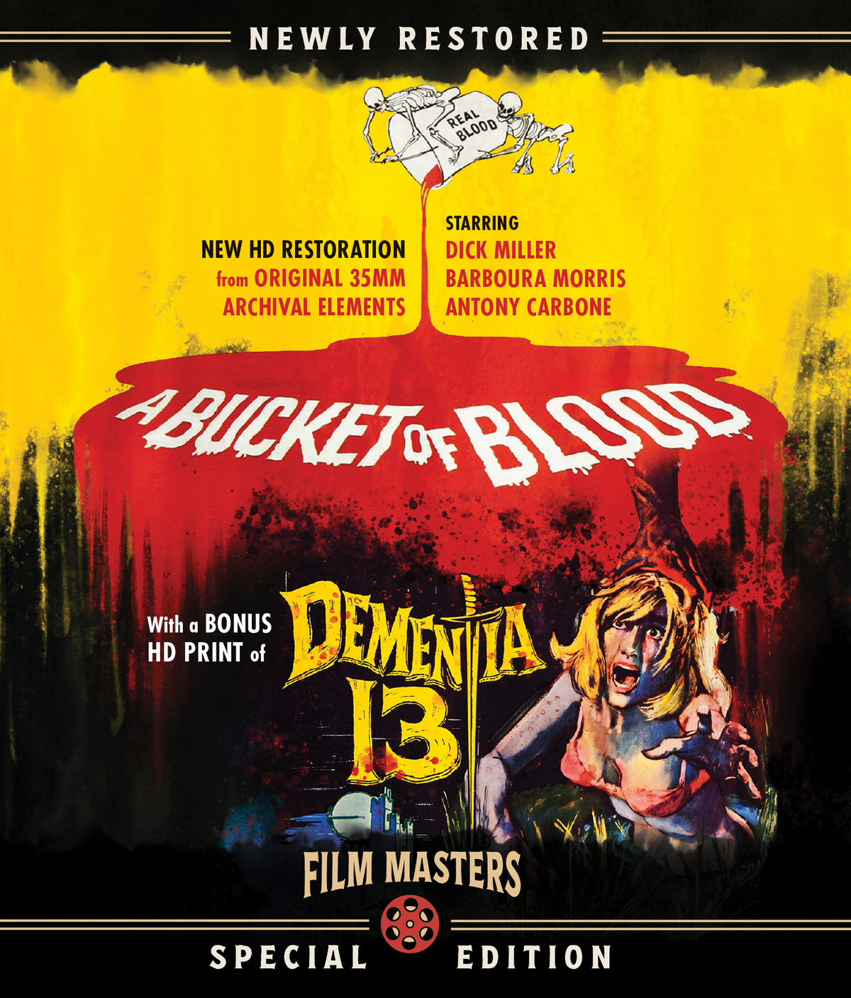 A Bucket of Blood (1959) with bonus film Dementia 13 (1963) [Special Edition] (Blu-ray)