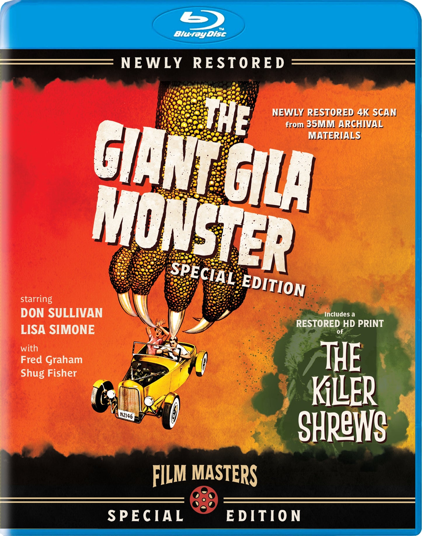 The Giant Gila Monster (1959) With Bonus Film, The Killer Shrews (1959) (Blu-ray) 1