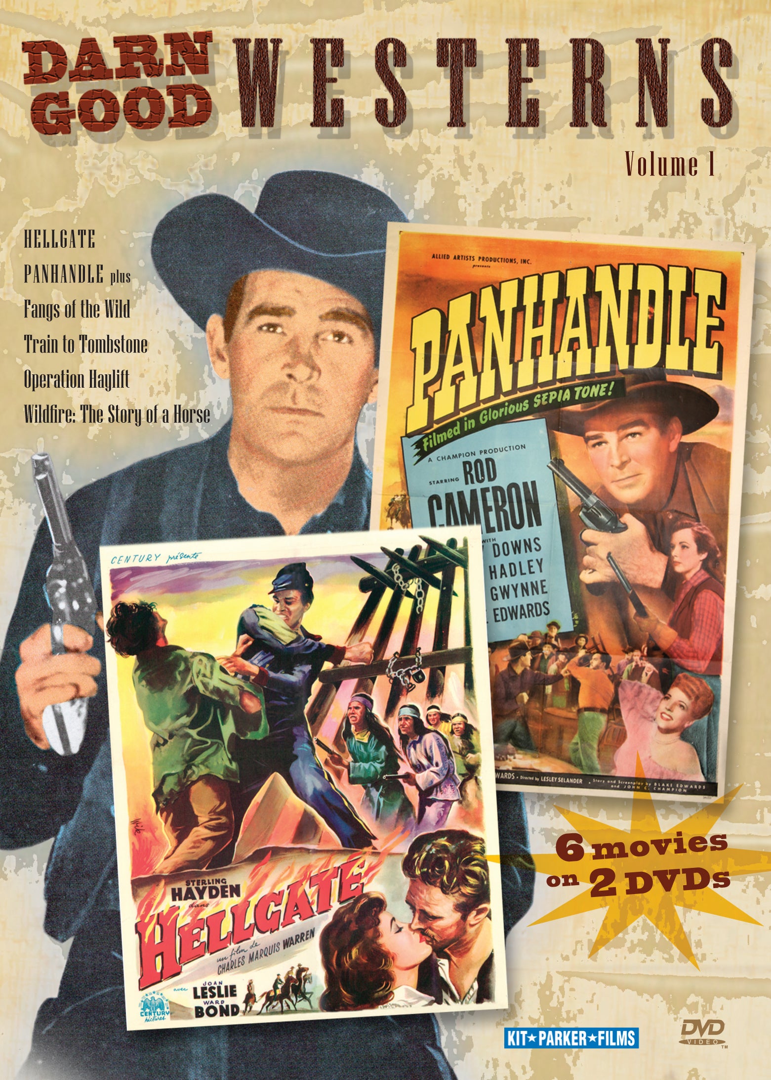 Darn Good Westerns, Volume 1 (Hellgate / Fangs of the Wild / Train to ...