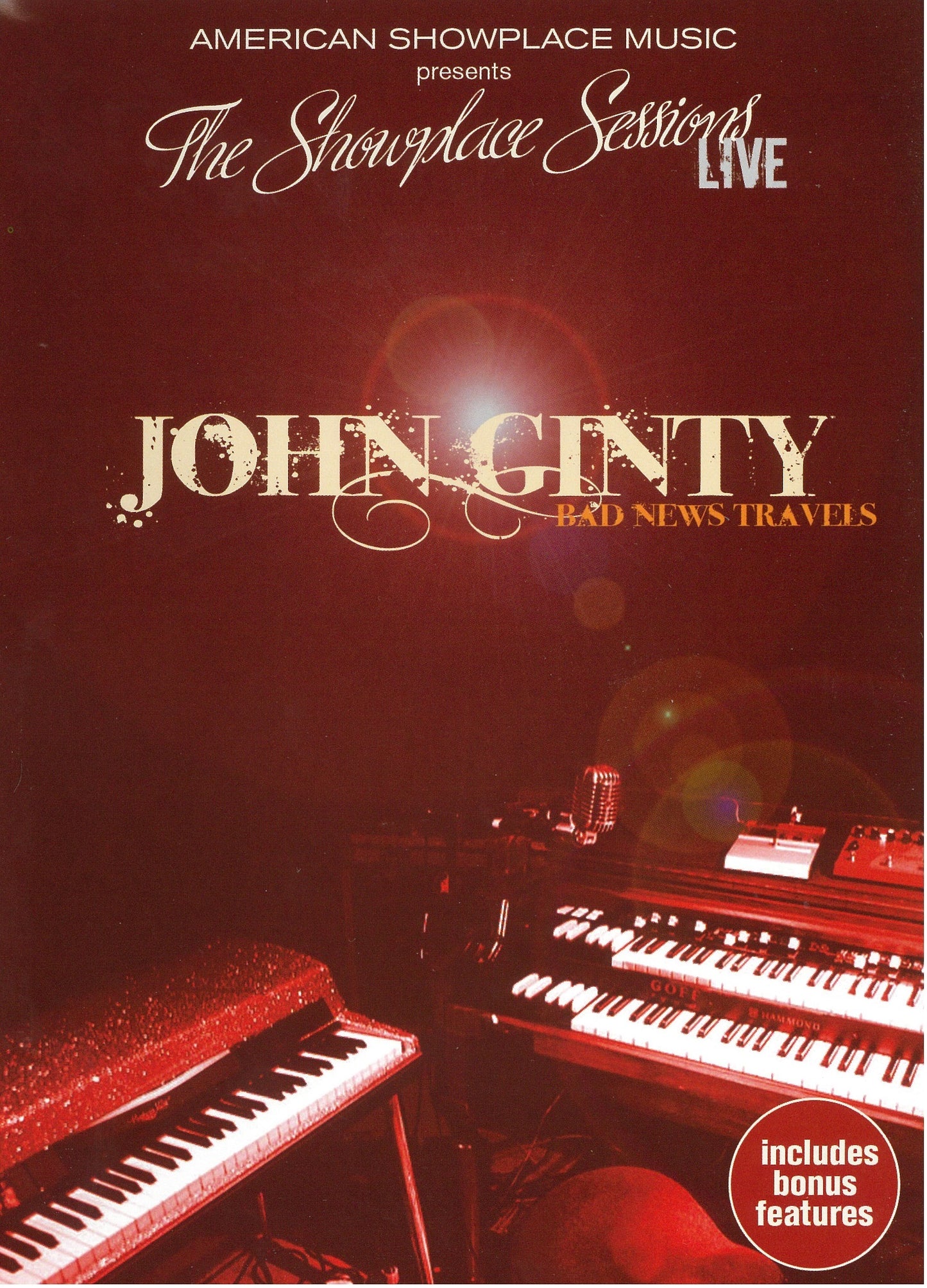 John Ginty - Bad News Travels Live (DVD)