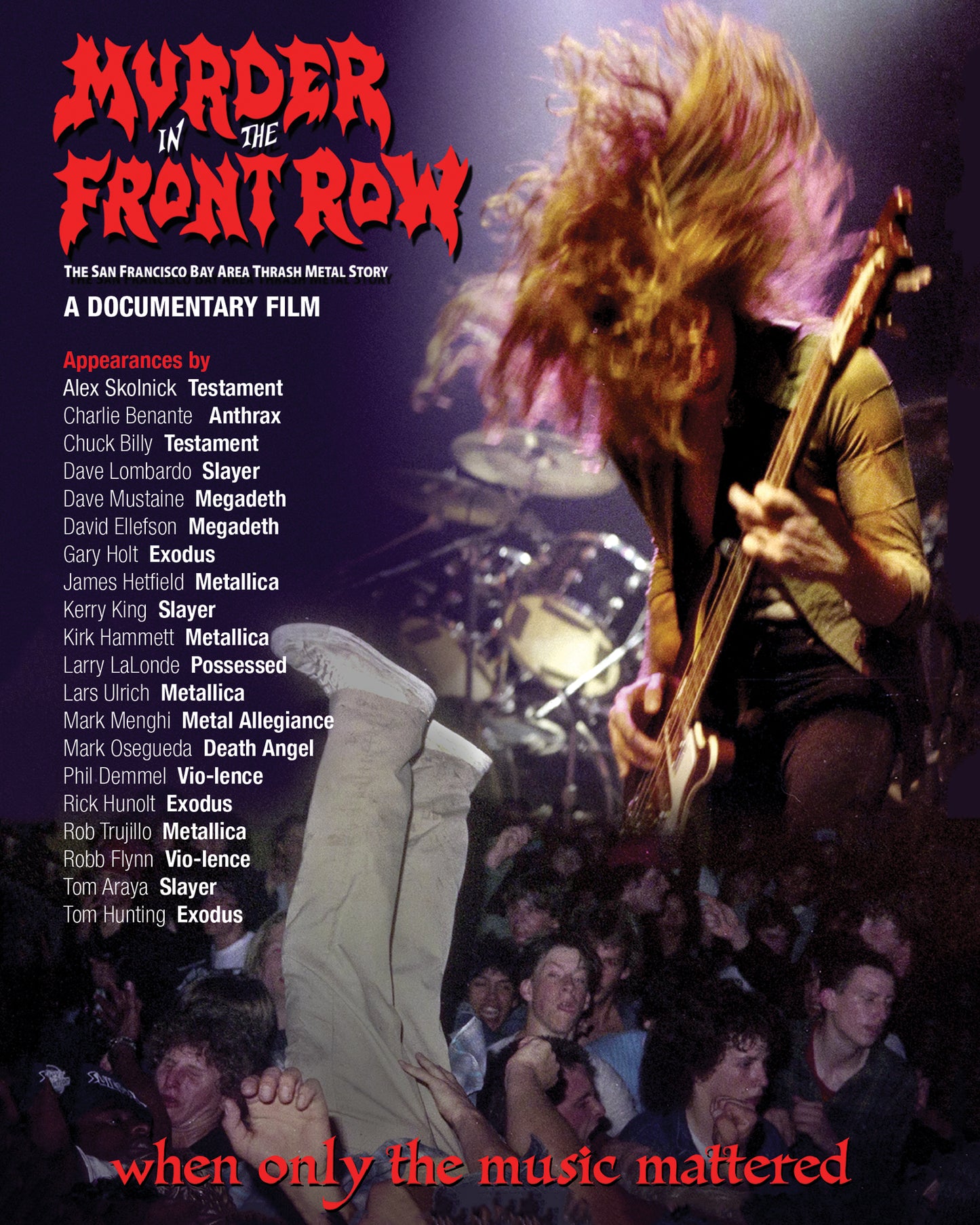 Murder In The Front Row: The San Francisco Bay Area Thrash Metal Story (Blu-ray)