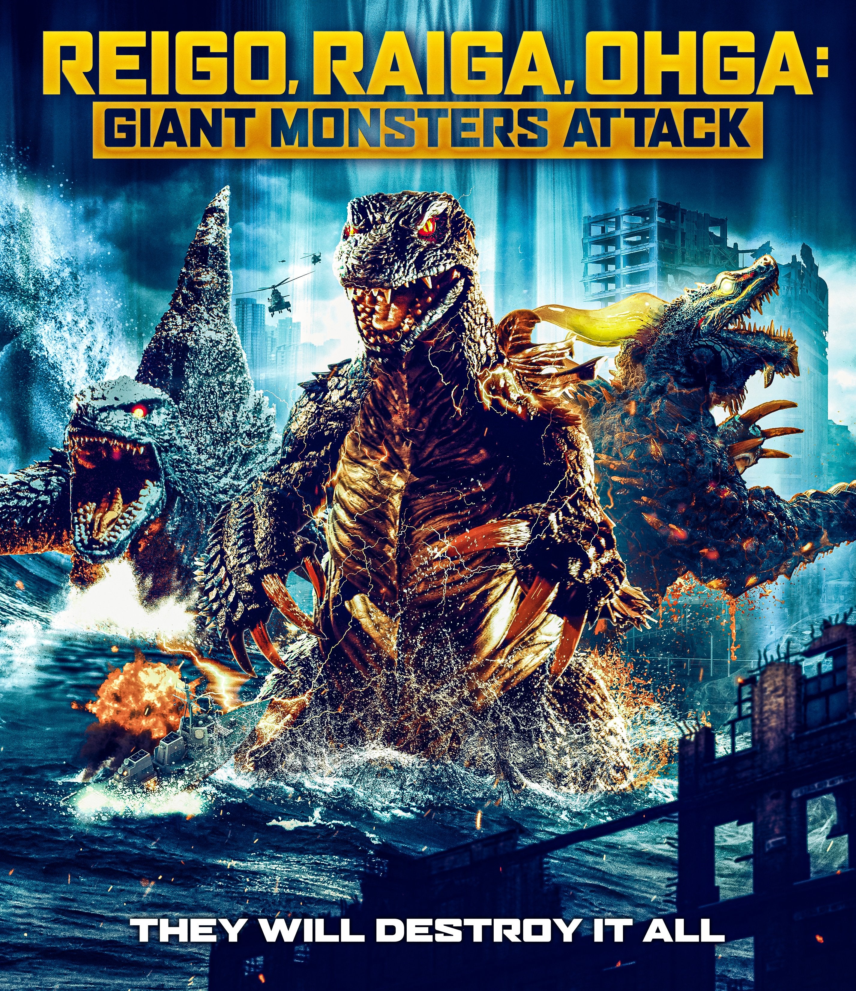 Reigo, Raiga, Ohga: Giant Monsters Attack (Blu-ray) – Ronin Flix