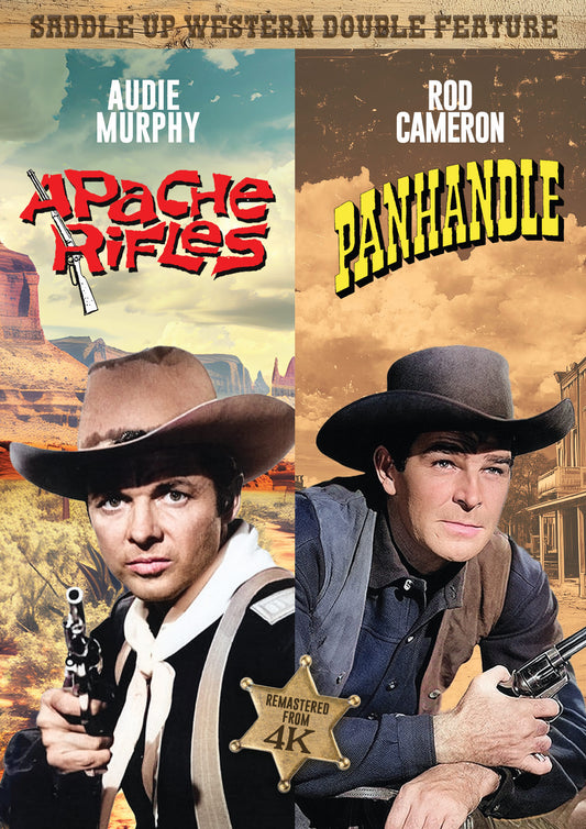 Saddle Up Westerns: Apache Rifles + Panhandle [Restored Double Feature] (DVD)