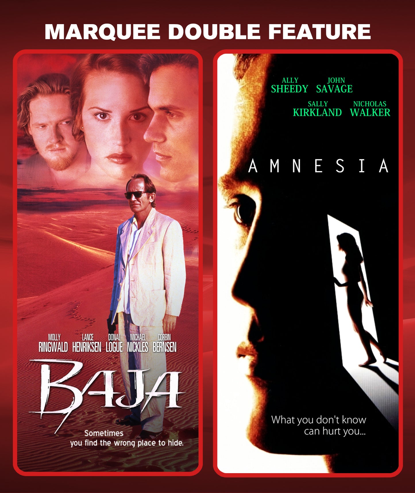 Baja + Amnesia [Marquee Double Feature] (Blu-ray)