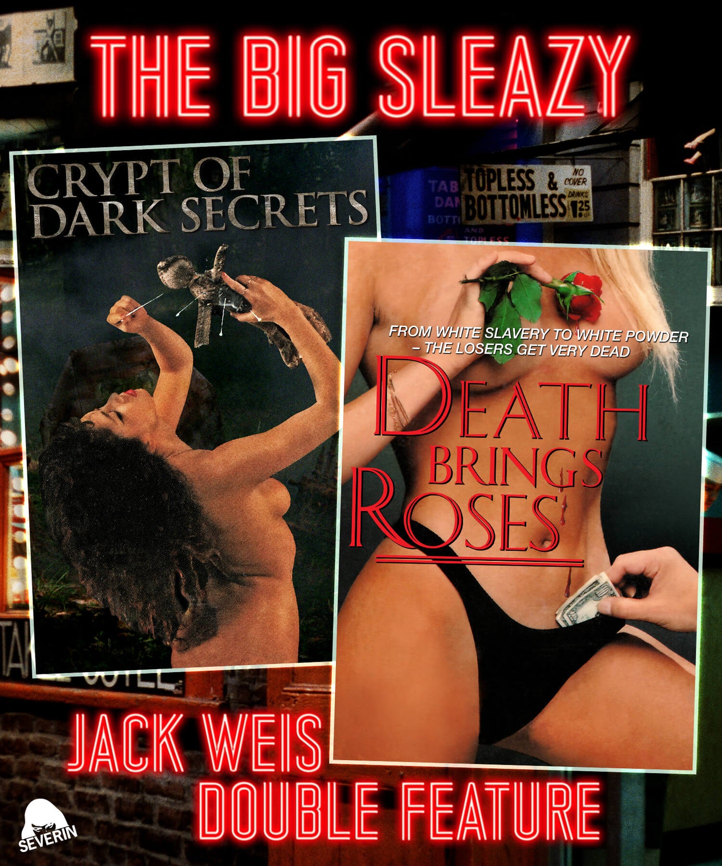 The Big Sleazy Jack Weis Double Feature: Crypt Of Dark Secrets/Death Brings Roses (Blu-ray)