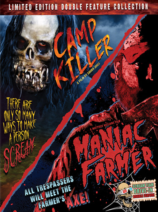 Camp Killer And Maniac Farmer Double Feature (Blu-ray)