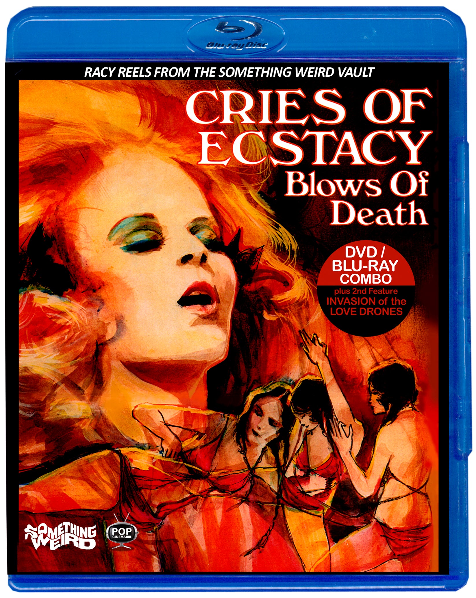 Cries of Ecstasy, Blows of Death/Invasion of the Love Drones  (Blu-Ray/DVD)