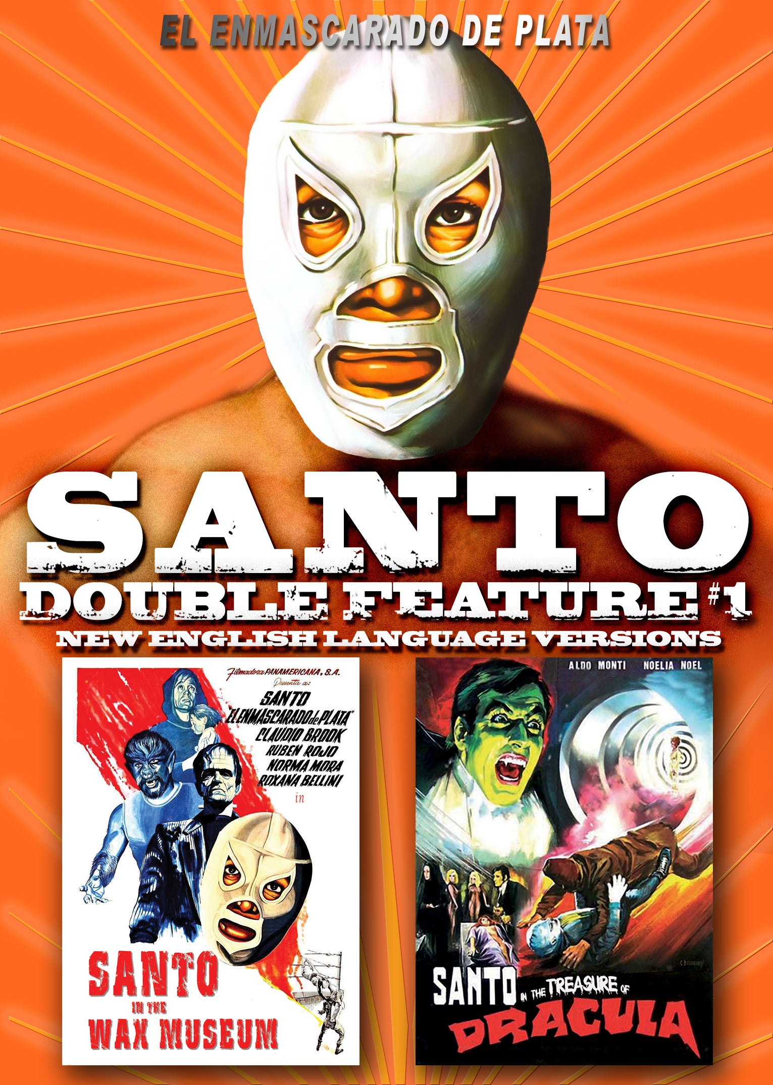 Santo Double Feature: Santo In The Wax Museum/Santo In The Treasure Of Dracula (DVD)