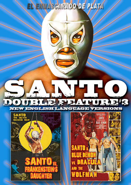 Santo Double Feature #3: Santo Vs Frankenstein's Daughter/Santo & Blue Demon Vs Dracula & The Wolfman (DVD)