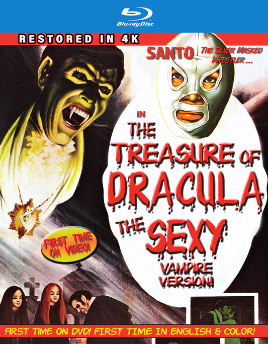 Santo In The Treasure Of Dracula: The Sexy Vampire Version 4k Restoration (In Color) (Blu-ray) 1