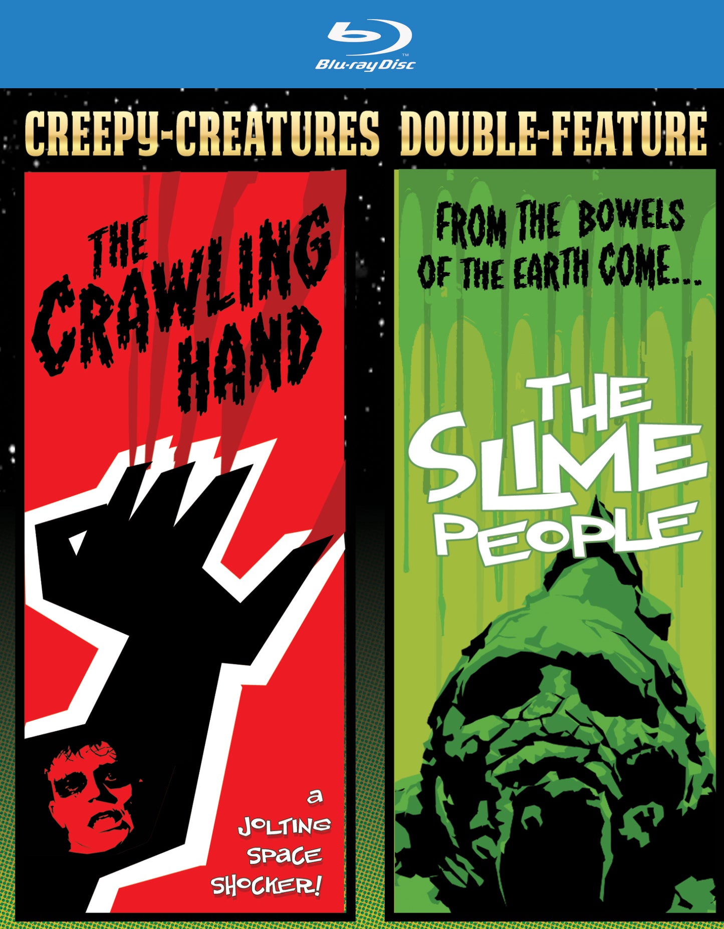 Creepy-Creature Double-feature (The Slime People + The Crawling Hand) [Collector's Limited Edition 4K Restoration] (Blu-ray)