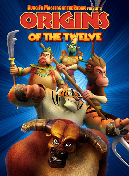 Kung Fu Masters Of The Zodiac Origins Of The Twelve (DVD)