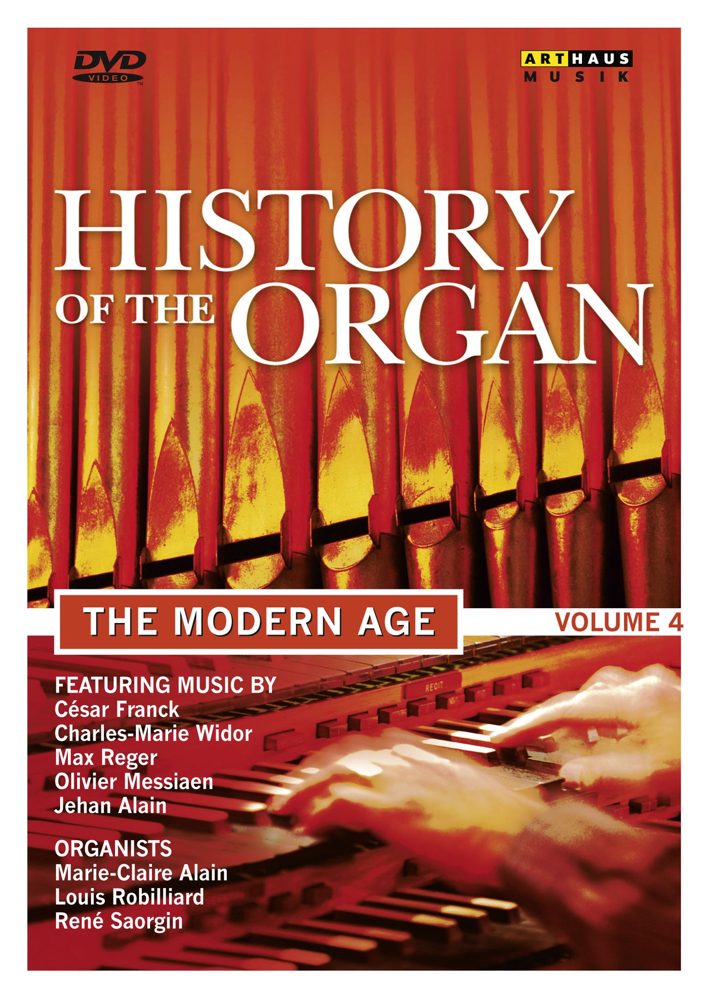 Nat Lilenstein & Marie-claire Alain - History Of The Organ: Vol. Iv (DVD)