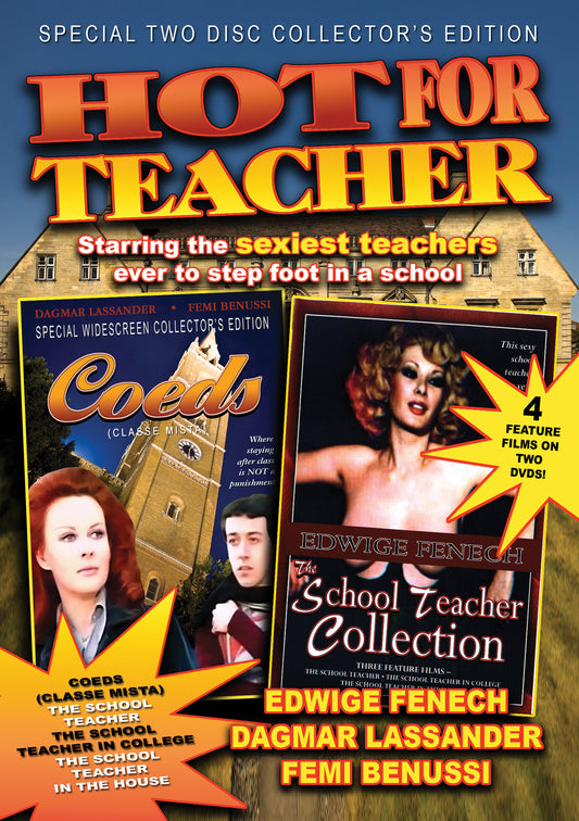 Hot For Teacher: Four Feature Films - Coeds (Classe Mista), The School Teacher, The School Teacher In College, The School Teacher In The House (DVD)