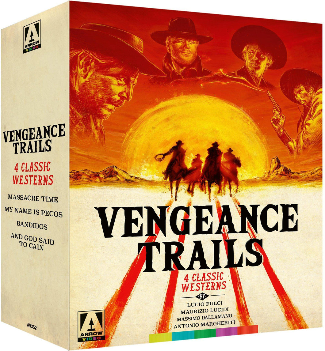 Vengeance Trails: Four Classic Westerns 4 Disc Set (Blu-ray): Ronin Flix
