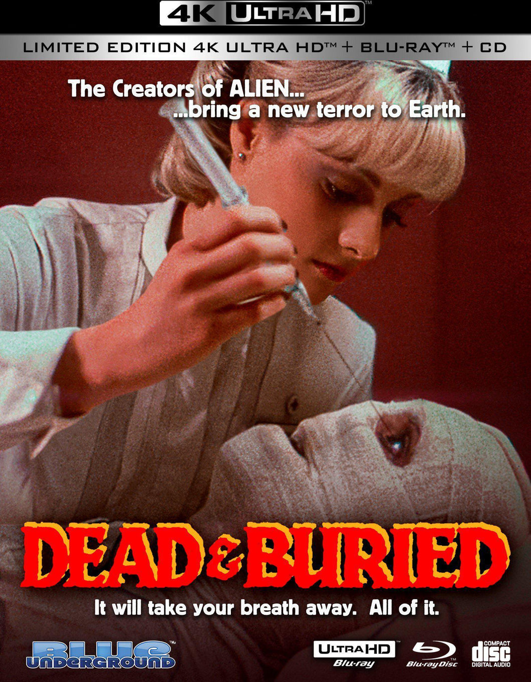 Dead & Buried 4K UHD 3 Disc Set (Blu-ray): Ronin Flix - Cover C