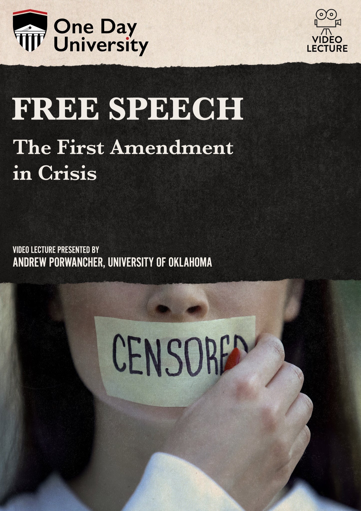 One Day University: Free Speech: The First Amendment in Crisis (DVD)