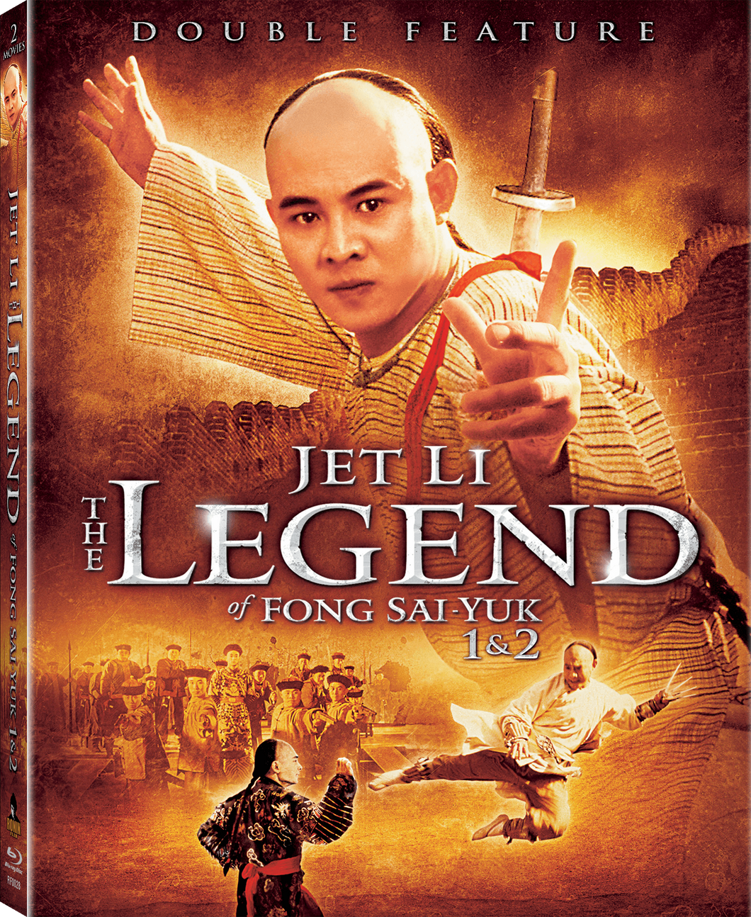 Jet Li Double Feature: The Legend of Fong Sai Yuk 1 & 2 (Blu-ray): Ronin Flix - Slipcover
