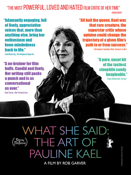 What She Said: The Art Of Pauline Kael (DVD)