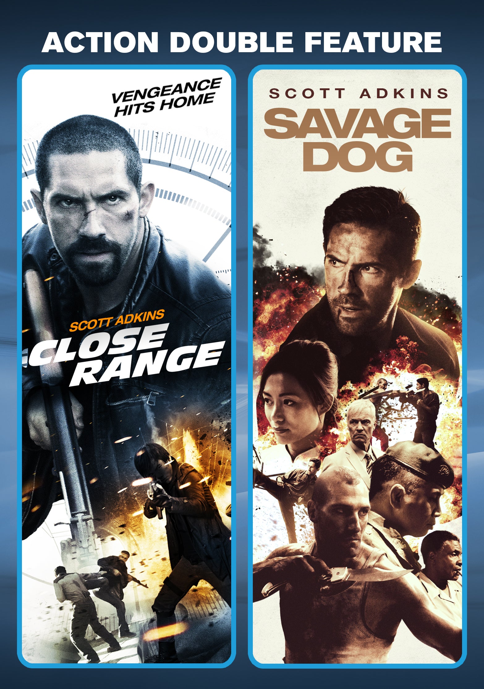 Close Range + Savage Dog (Scott Adkins Double Feature) (DVD)