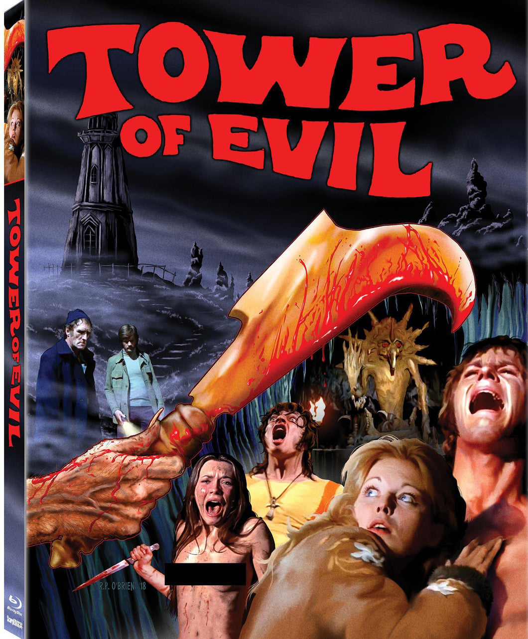 Tower of Evil (Blu-ray): Ronin Flix - Slipcover