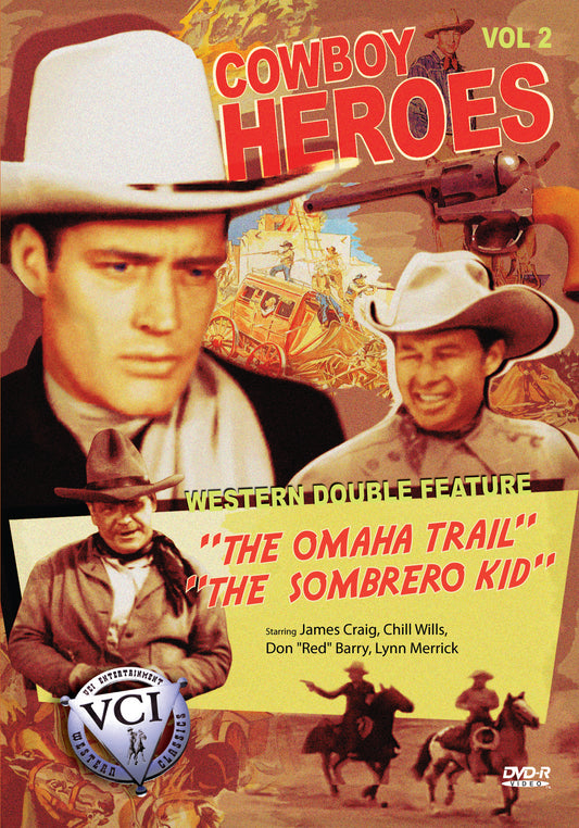 Cowboy Heroes Western Double Feature Vol 2 (DVD-R)