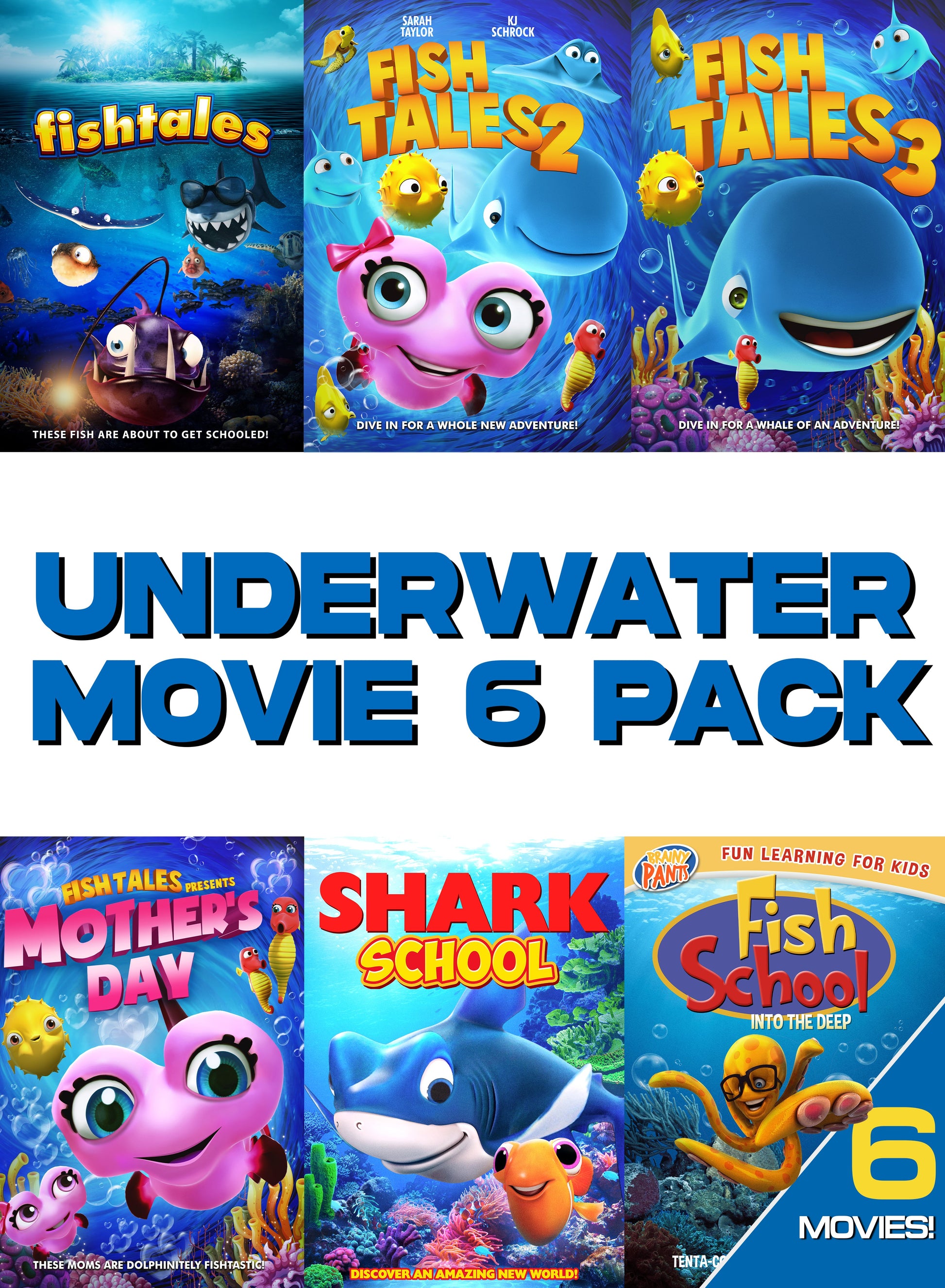 Underwater Movie 6 Pack (DVD)